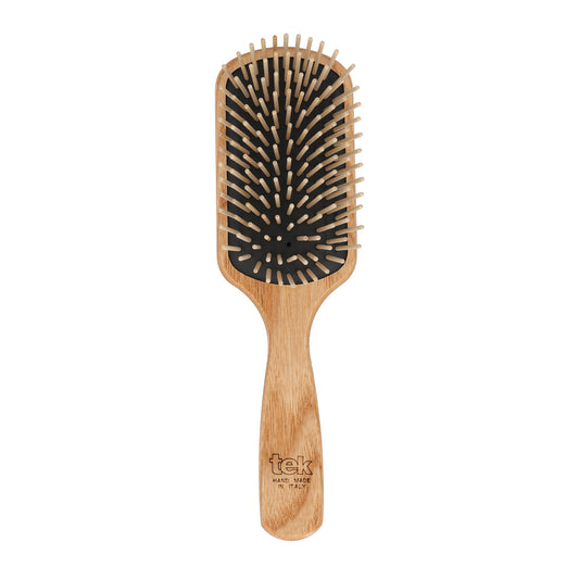 Paddle Antistatic Long Pins Wood Hair Brush