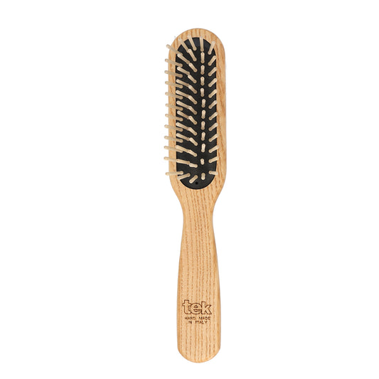 Rectangular Antistatic Wood Hair Brush