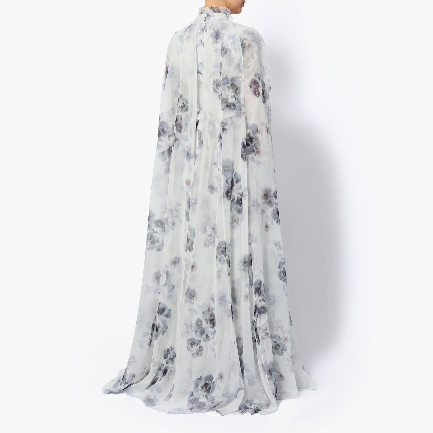 Macie Silk Voile Gown