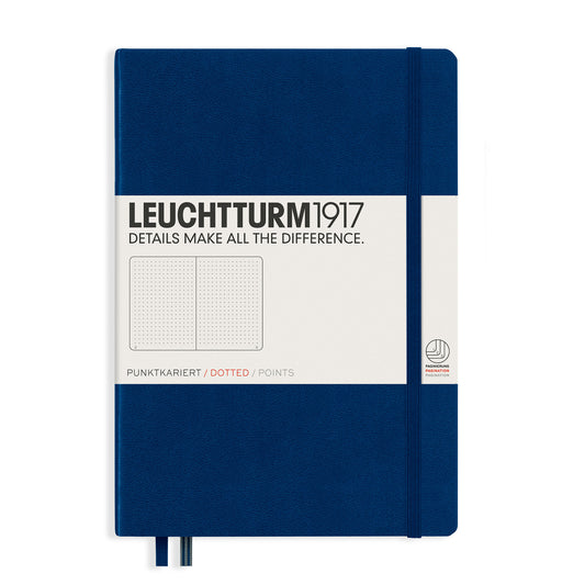 Classic Hardcover Navy A5 Notebook