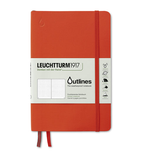 Outlines Orange B6+ Notebook