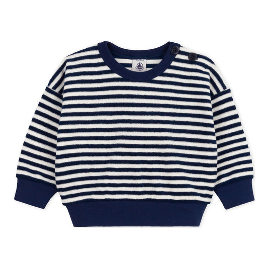 Baby Striped Terry Sweater