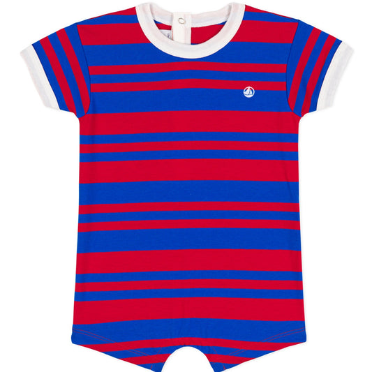 Baby Striped Jersey Playsuit