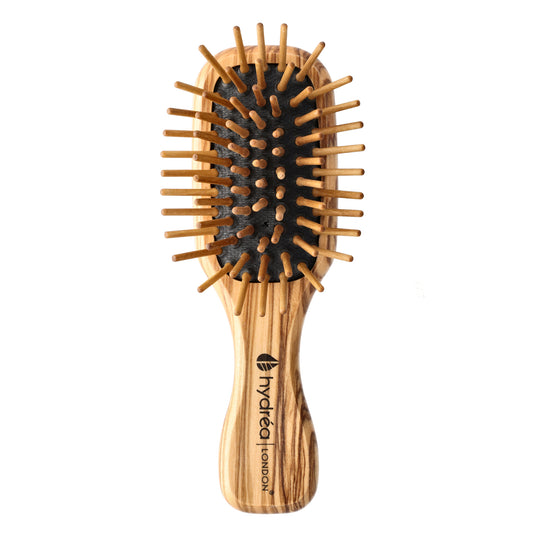 Travel Anti Static Wood Hair Brush