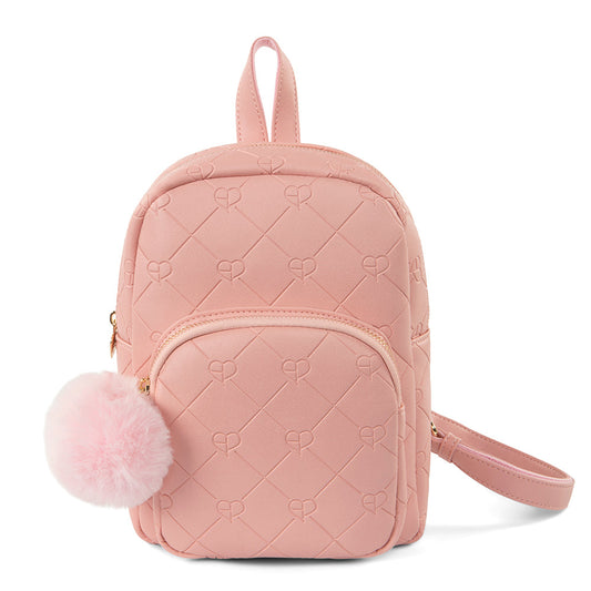 Women Quilted Pu Backpack