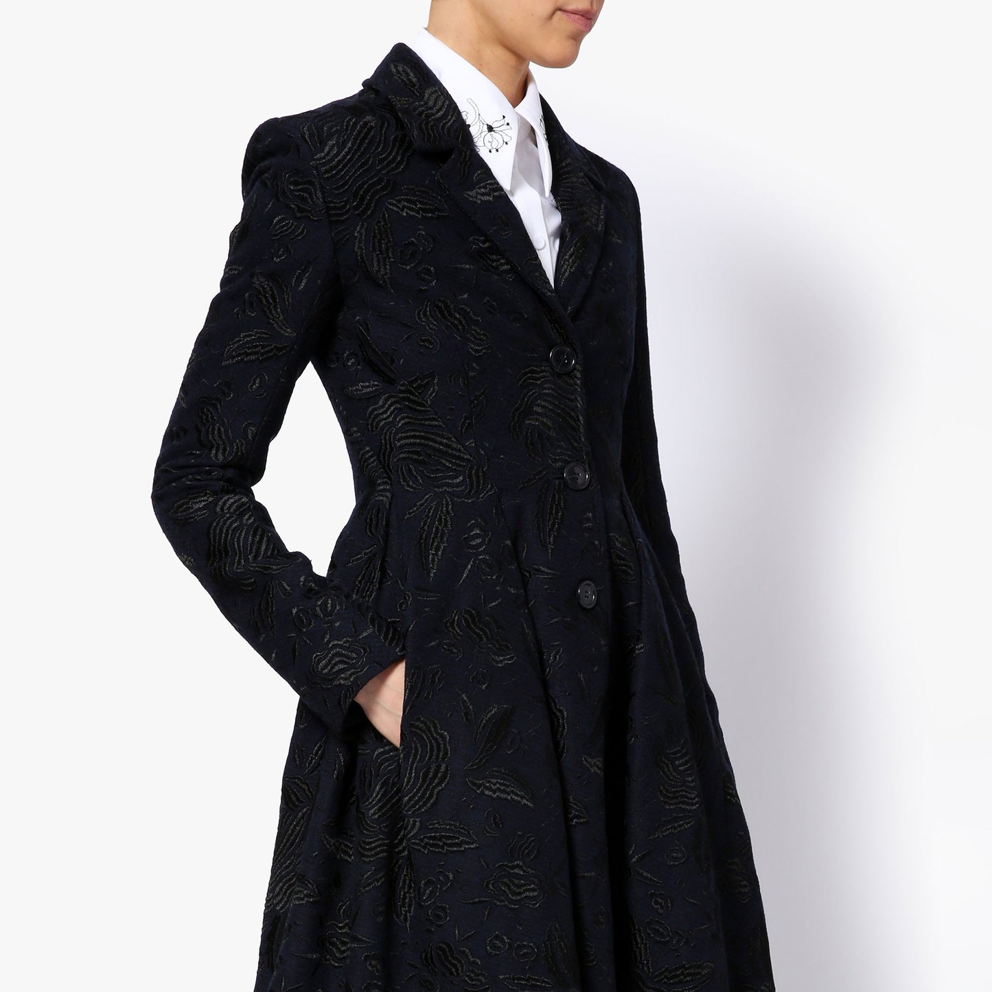 Stephanie Embroidered Coat