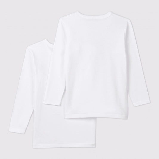 Boy's White T-shirt - 2 Pack