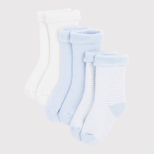 Baby Knitted Socks - 3 Pack