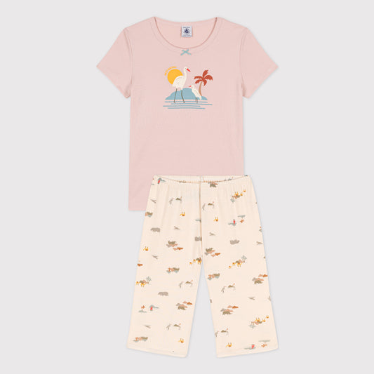 Girls Animal Cotton Pyjamas