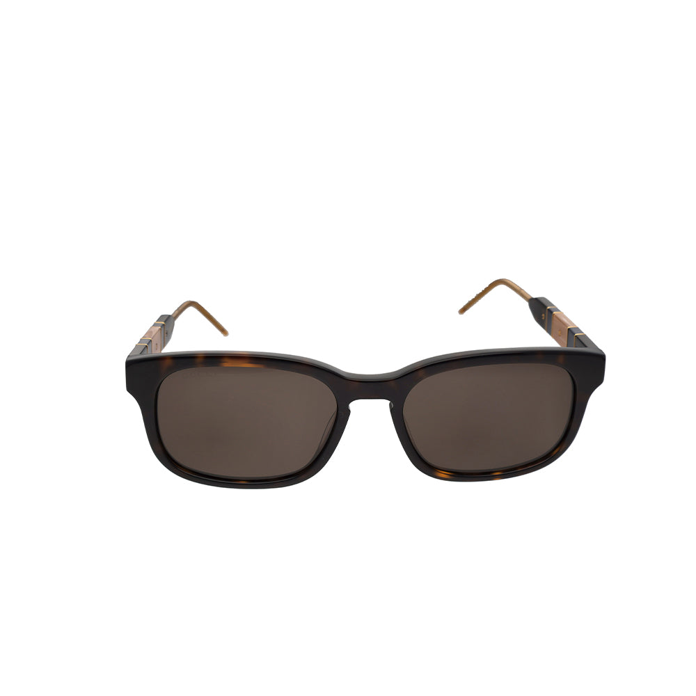 Brown Square Acetate Sunglasses