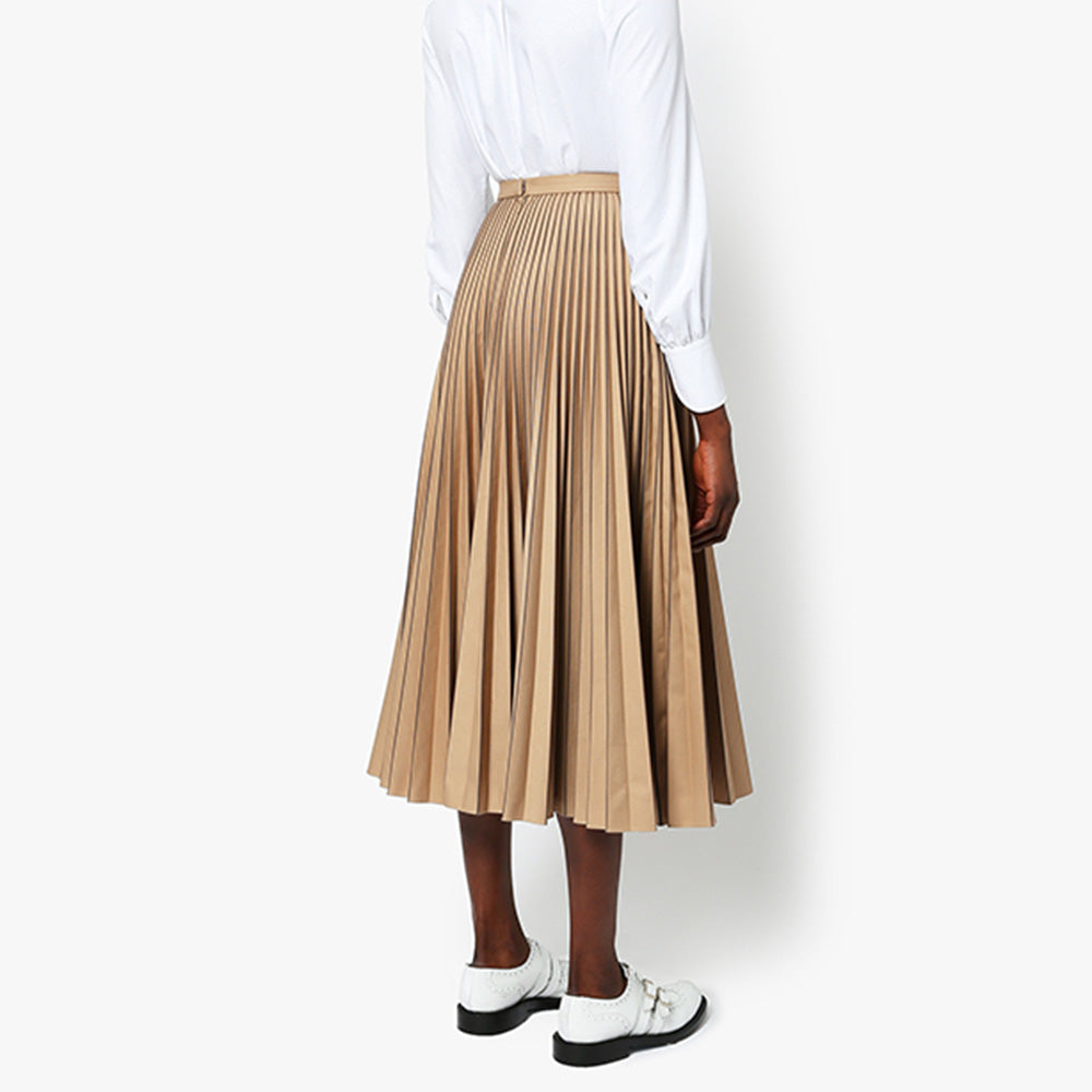 Nesrine Camel Long Skirt