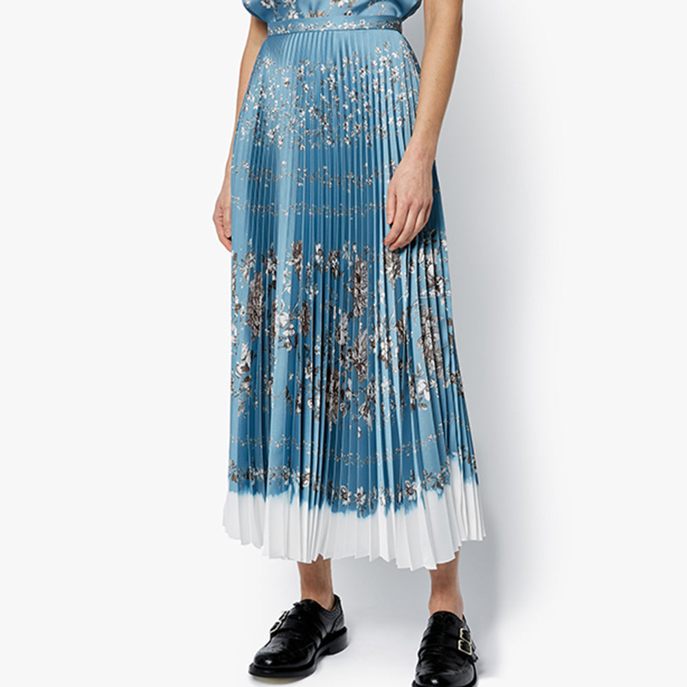 Nesrine Blue Long Skirt
