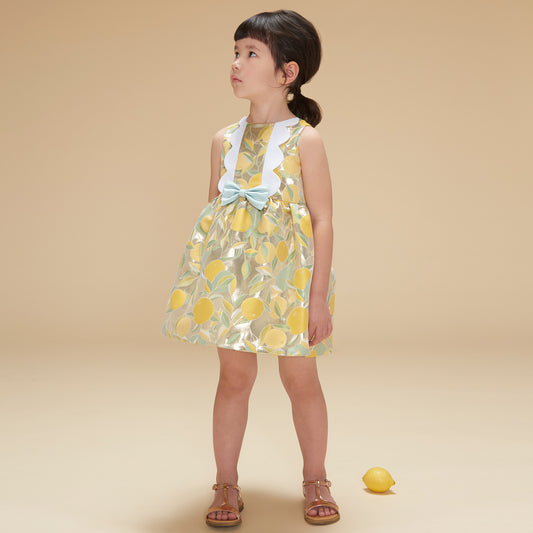 Lemon Gold Dress & Bloomers